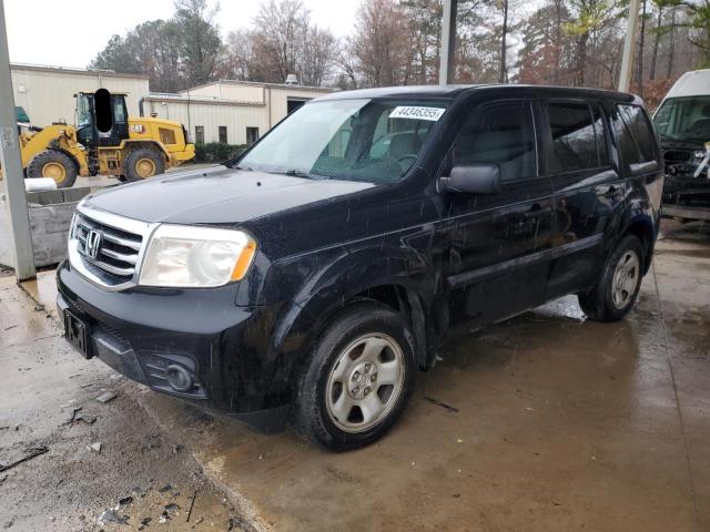 HONDA PILOT LX 2014 with VIN 5FNYF3H26EB016835 - Photo from auction