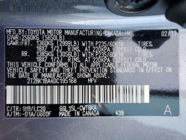 Photo 14 from auction – 2013 LEXUS RX 350 BAS with VIN 2T2BK1BA4DC195168