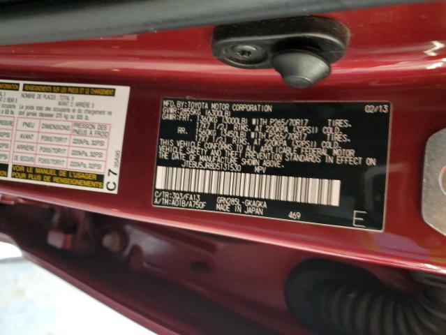 Photo 14 from auction – 2013 TOYOTA 4RUNNER SR with VIN JTEBU5JR8D5131530
