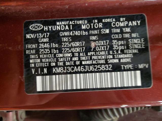 Photo 14 from auction – 2018 HYUNDAI TUCSON SEL with VIN KM8J3CA46JU625832