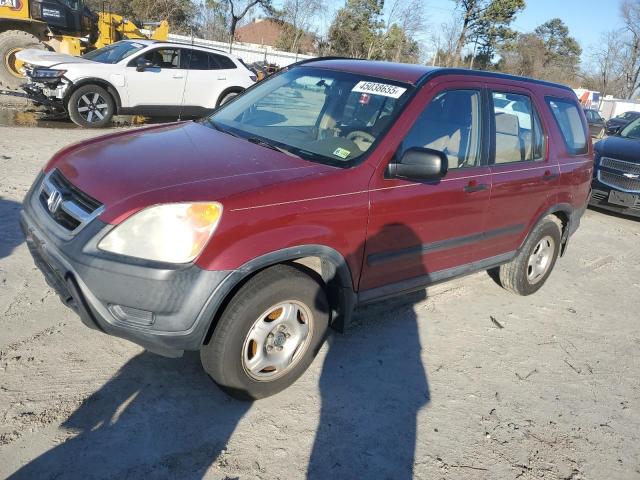 Photo 1 from auction – 2003 HONDA CR-V LX with VIN SHSRD68423U105532