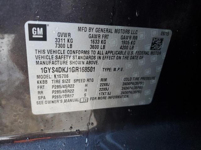 Photo 14 from auction – 2016 CADILLAC ESCALADE P with VIN 1GYS4DKJ1GR168501
