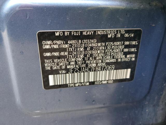 Photo 14 from auction – 2015 SUBARU FORESTER 2 with VIN JF2SJAHC7FH472069