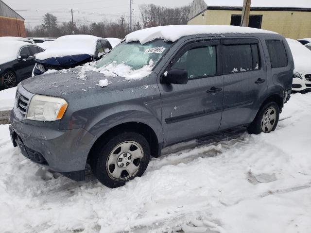 HONDA PILOT LX 2013 with VIN 5FNYF4H26DB013308 - Photo from auction