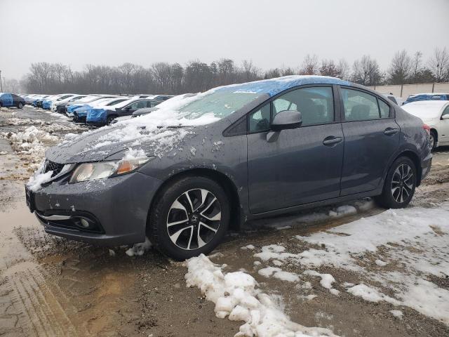 HONDA CIVIC EXL 2013 with VIN 2HGFB2F96DH568892 - Photo from auction