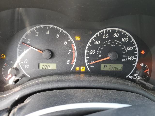Photo 9 from auction – 2009 TOYOTA COROLLA BA with VIN 2T1BU40EX9C125719