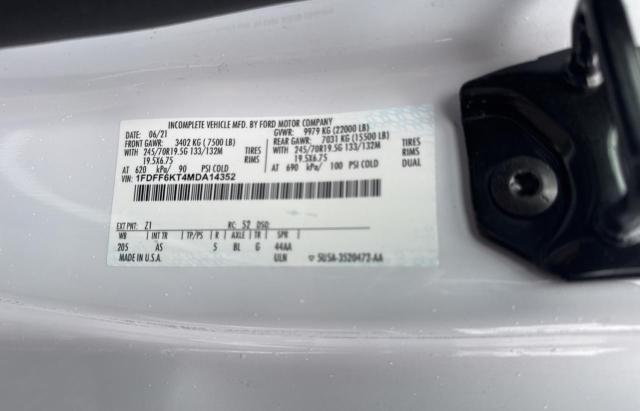 Photo 10 from auction – 2021 FORD F600 SUPER with VIN 1FDFF6KT4MDA14352