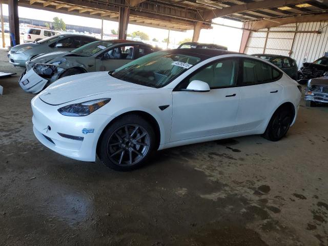 TESLA MODEL 3 2021 with VIN 5YJ3E1EA2MF940393 - Photo from auction