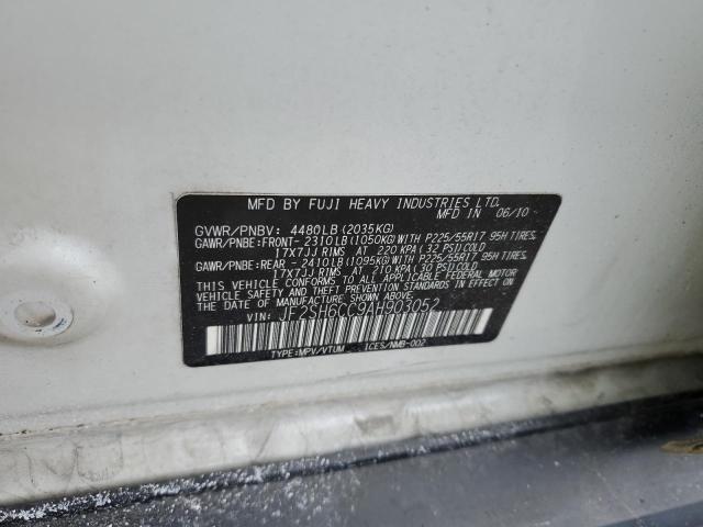 Photo 14 from auction – 2010 SUBARU FORESTER 2 with VIN JF2SH6CC9AH903052