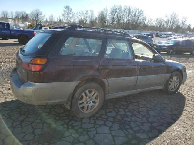 Photo 3 from auction – 2000 SUBARU LEGACY OUT with VIN 4S3BH665XY7622020
