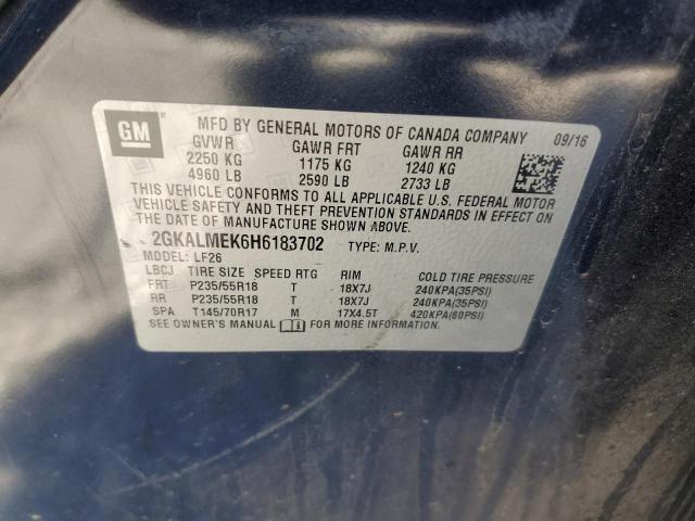 Photo 14 from auction – 2017 GMC TERRAIN with VIN 2GKALMEK6H6183702