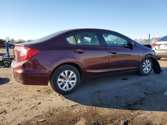 Photo 3 from auction – 2012 HONDA CIVIC LX with VIN 19XFB2F56CE102210