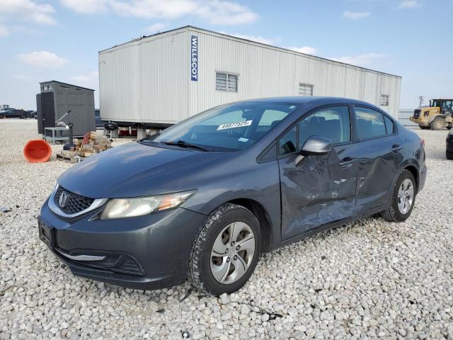 HONDA CIVIC LX 2013 with VIN 19XFB2F57DE023016 - Photo from auction