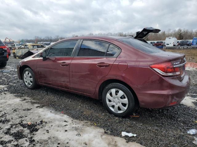Photo 2 from auction – 2013 HONDA CIVIC LX with VIN 2HGFB2F57DH581485