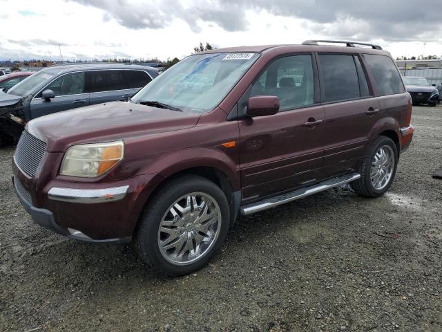 HONDA PILOT EXL 2007 with VIN 2HKYF18717H508418 - Photo from auction