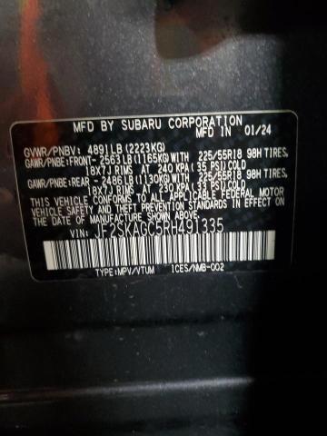 Photo 14 from auction – 2024 SUBARU FORESTER S with VIN JF2SKAGC5RH491335
