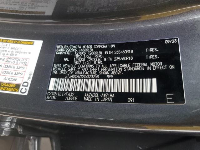 Photo 14 from auction – 2024 LEXUS NX 250 BAS with VIN JTJADCAZXR5020258