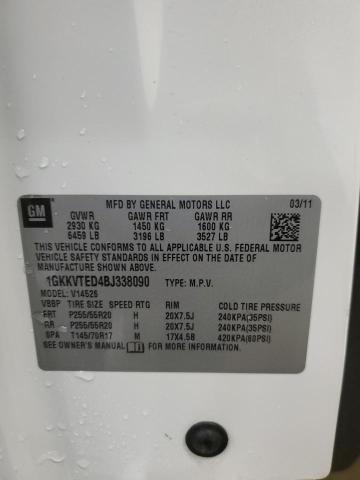 Photo 14 from auction – 2011 GMC ACADIA DEN with VIN 1GKKVTED4BJ338090