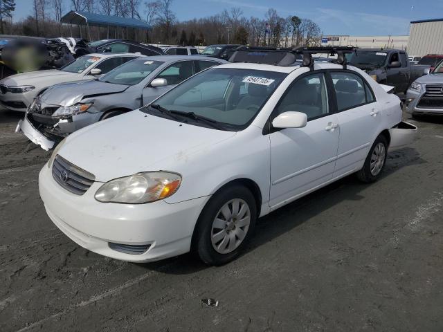 TOYOTA COROLLA CE 2003 with VIN 2T1BR38E03C151589 - Photo from auction