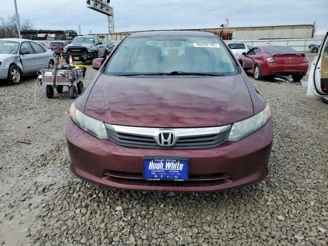 Photo 5 from auction – 2012 HONDA CIVIC LX with VIN 19XFB2F59CE104436
