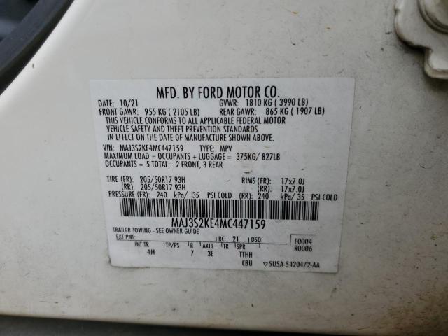 Photo 14 from auction – 2021 FORD ECOSPORT T with VIN MAJ3S2KE4MC447159