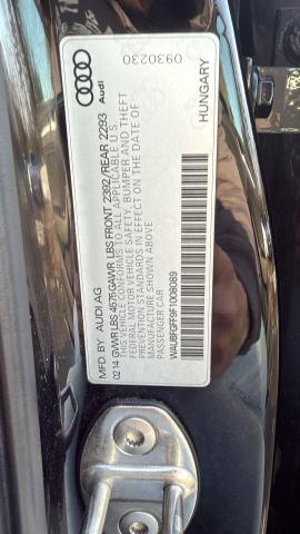 Photo 10 from auction – 2015 AUDI A3 PREMIUM with VIN WAUBFGFF9F1008089