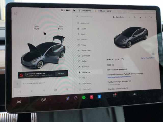 Photo 9 from auction – 2023 TESLA MODEL 3 with VIN 5YJ3E1EA2PF666696