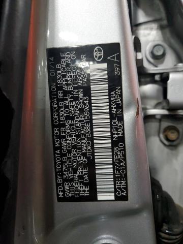 Photo 14 from auction – 2014 TOYOTA PRIUS C with VIN JTDKDTB38E1559643