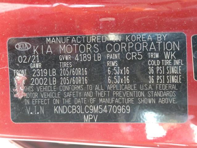 Photo 14 from auction – 2021 KIA NIRO LX with VIN KNDCB3LC9M5470969
