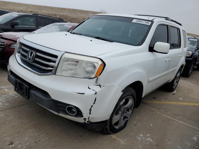 HONDA PILOT EXLN 2014 with VIN 5FNYF3H77EB015608 - Photo from auction