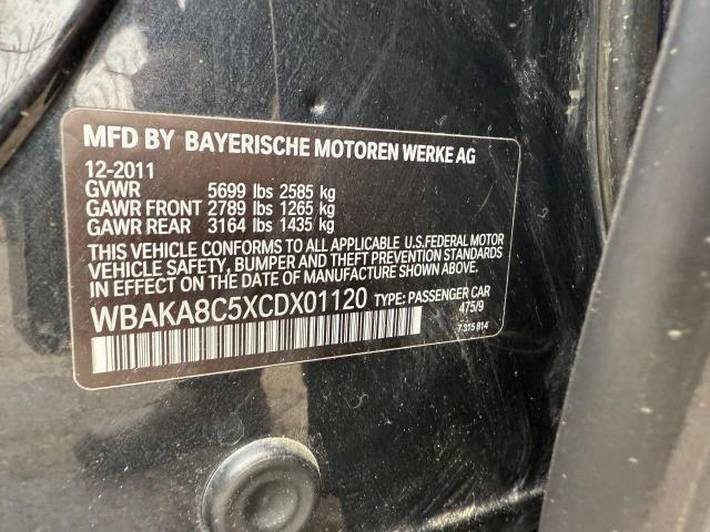 Photo 10 from auction – 2012 BMW 750 I with VIN WBAKA8C5XCDX01120