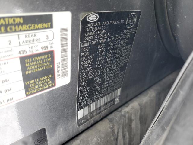 Photo 14 from auction – 2017 LAND ROVER RANGE ROVE with VIN SALWR2FK8HA157813