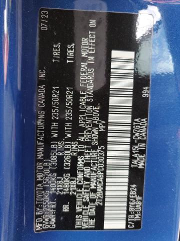Photo 14 from auction – 2023 LEXUS RX 350 BAS with VIN 2T2BAMCA8PC030375