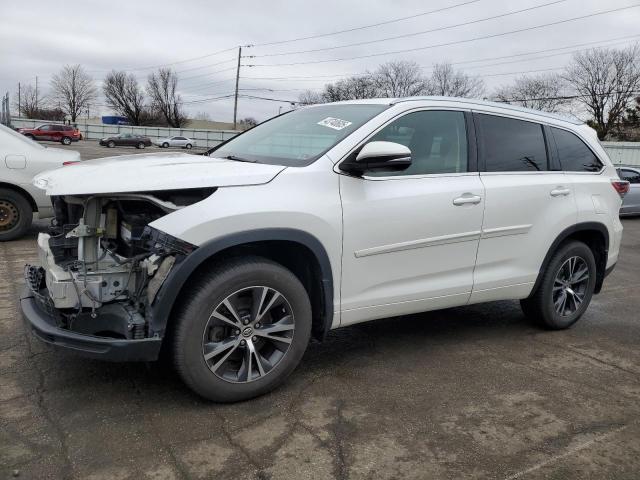 TOYOTA HIGHLANDER 2016 with VIN 5TDJKRFH0GS236297 - Photo from auction
