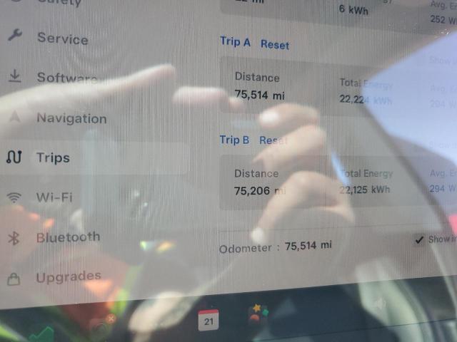 Photo 9 from auction – 2022 TESLA MODEL Y with VIN 7SAYGDEE2NF453364