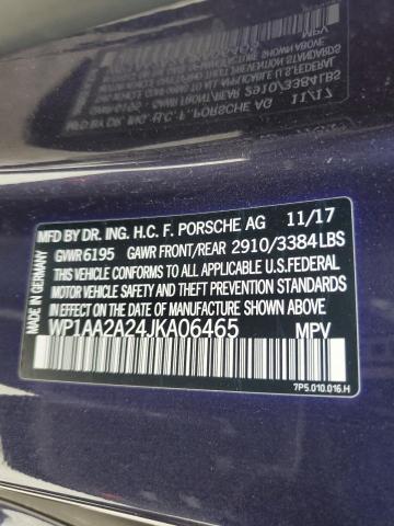 Photo 14 from auction – 2018 PORSCHE CAYENNE with VIN WP1AA2A24JKA06465