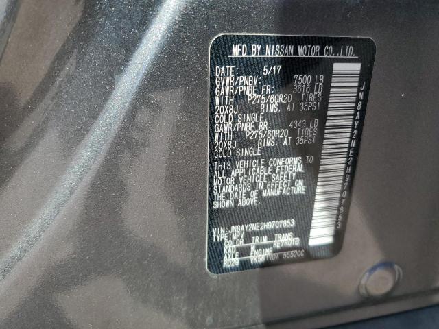 Photo 14 from auction – 2017 NISSAN ARMADA PLA with VIN JN8AY2NE2H9707853