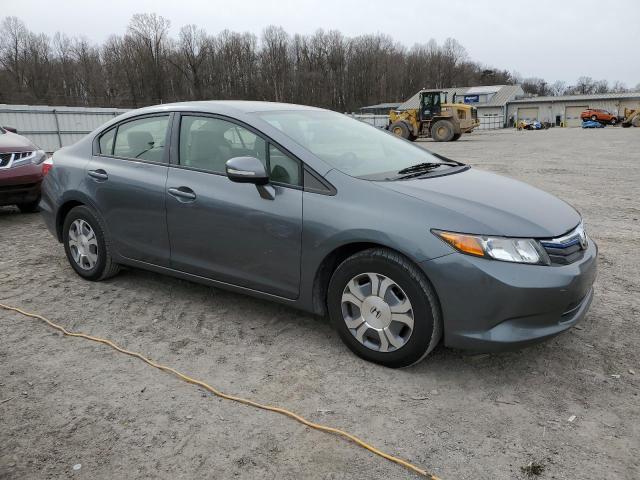 Photo 4 from auction – 2012 HONDA CIVIC HYBR with VIN JHMFB4F37CS010142