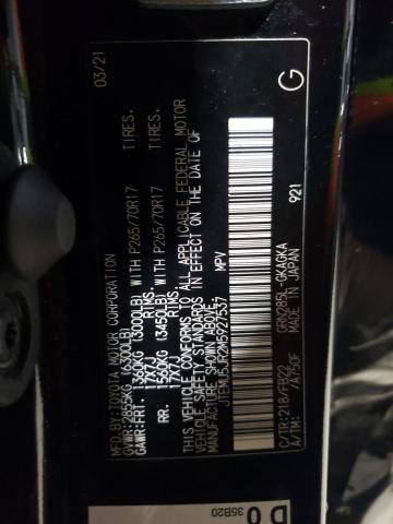Photo 14 from auction – 2021 TOYOTA 4RUNNER SR with VIN JTEMU5JR2M5927537