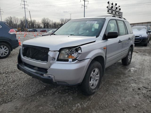 HONDA PILOT LX 2006 with VIN 5FNYF18186B011892 - Photo from auction