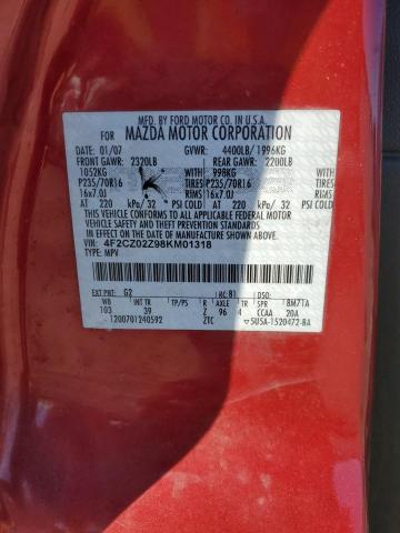 Photo 14 from auction – 2008 MAZDA TRIBUTE I with VIN 4F2CZ02Z98KM01318