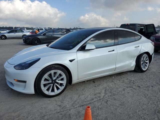 TESLA MODEL 3 2022 with VIN 5YJ3E1EB5NF114065 - Photo from auction