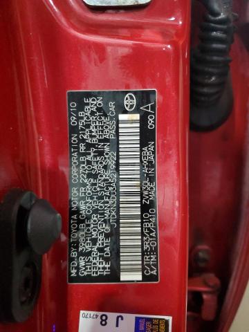 Photo 14 from auction – 2010 TOYOTA PRIUS with VIN JTDKN3DU3A5219922