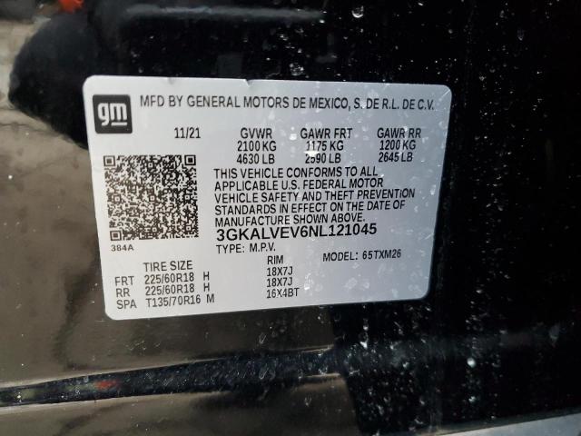 Photo 14 from auction – 2022 GMC TERRAIN SL with VIN 3GKALVEV6NL121045