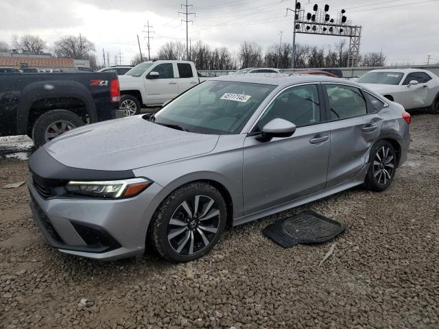 HONDA CIVIC EX 2022 with VIN JHMFE1F70NX002625 - Photo from auction
