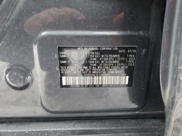 Снимка 14 от търг – 2019 SUBARU OUTBACK 2. с VIN 4S4BSANC2K3292646