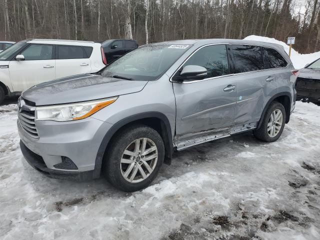 TOYOTA HIGHLANDER 2016 with VIN 5TDZKRFH6GS185567 - Photo from auction