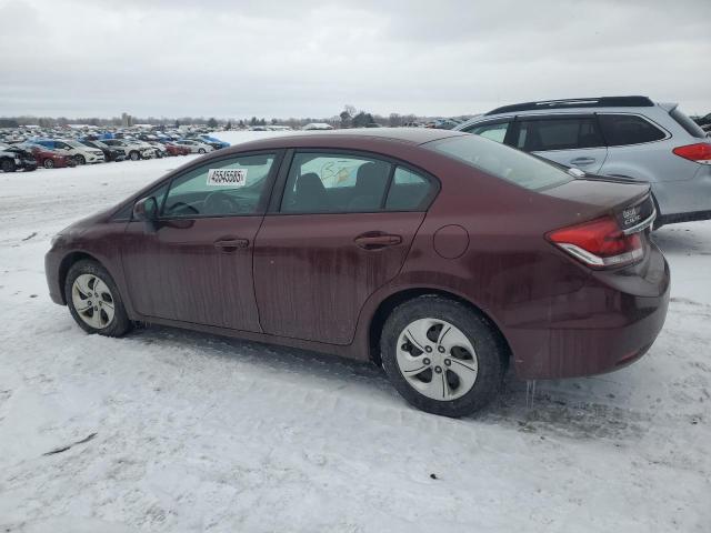 Photo 2 from auction – 2013 HONDA CIVIC LX with VIN 19XFB2F57DE082924