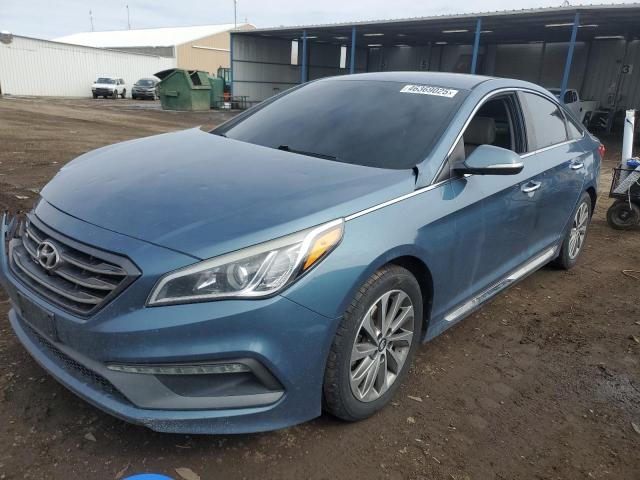 HYUNDAI SONATA SPO 2015 with VIN 5NPE34AF5FH043266 - Photo from auction