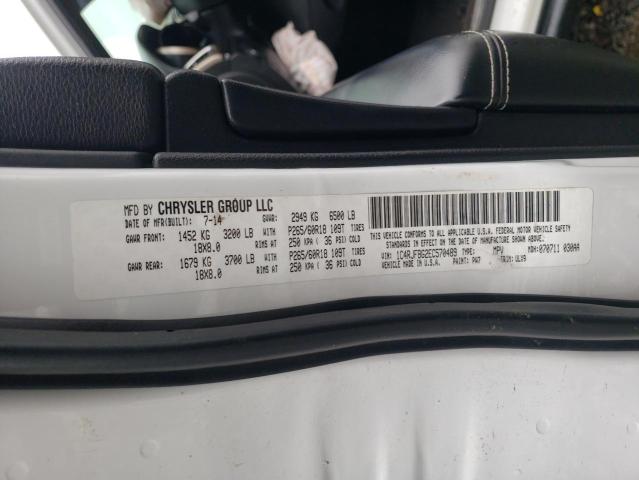 Photo 14 from auction – 2014 JEEP GRAND CHER with VIN 1C4RJFBG2EC570489